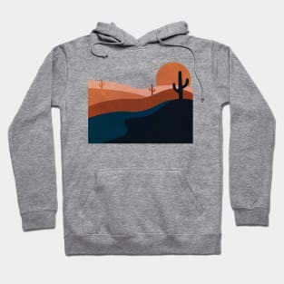 Sunset in desert 3 Hoodie